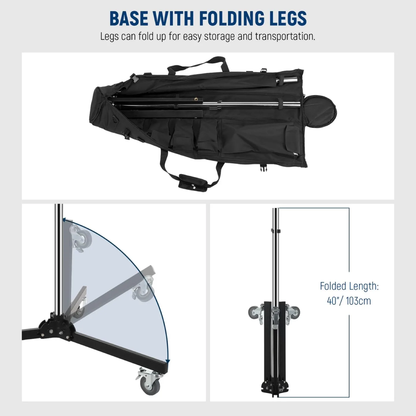 New NEEWER 88"/224cm Light Stand Stainless Steel Heavy Duty image indicator(5)
