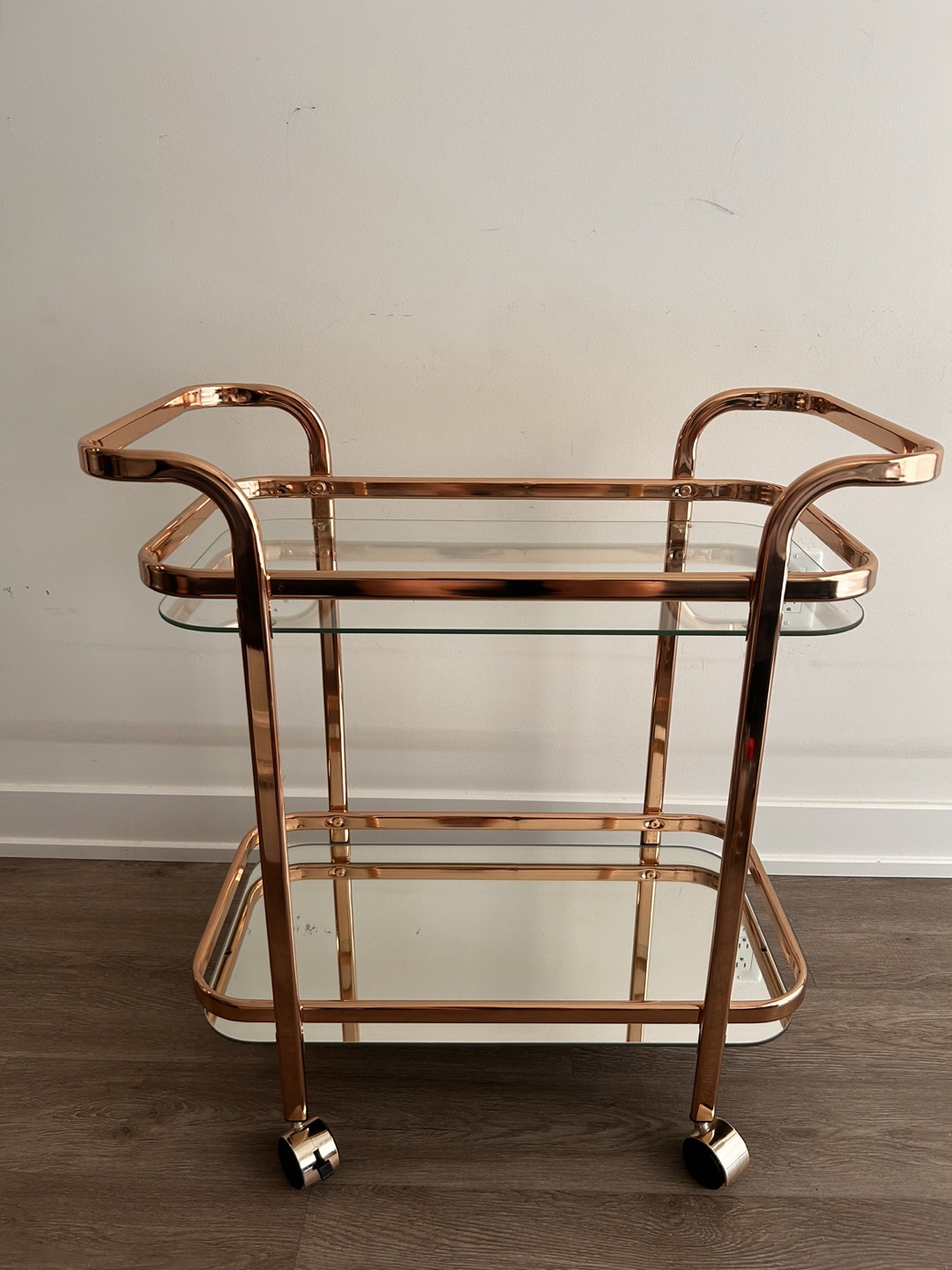 Rose Gold Bar Cart - photo 2