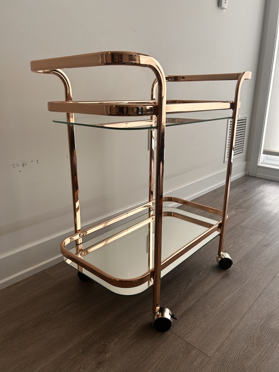 Rose Gold Bar Cart