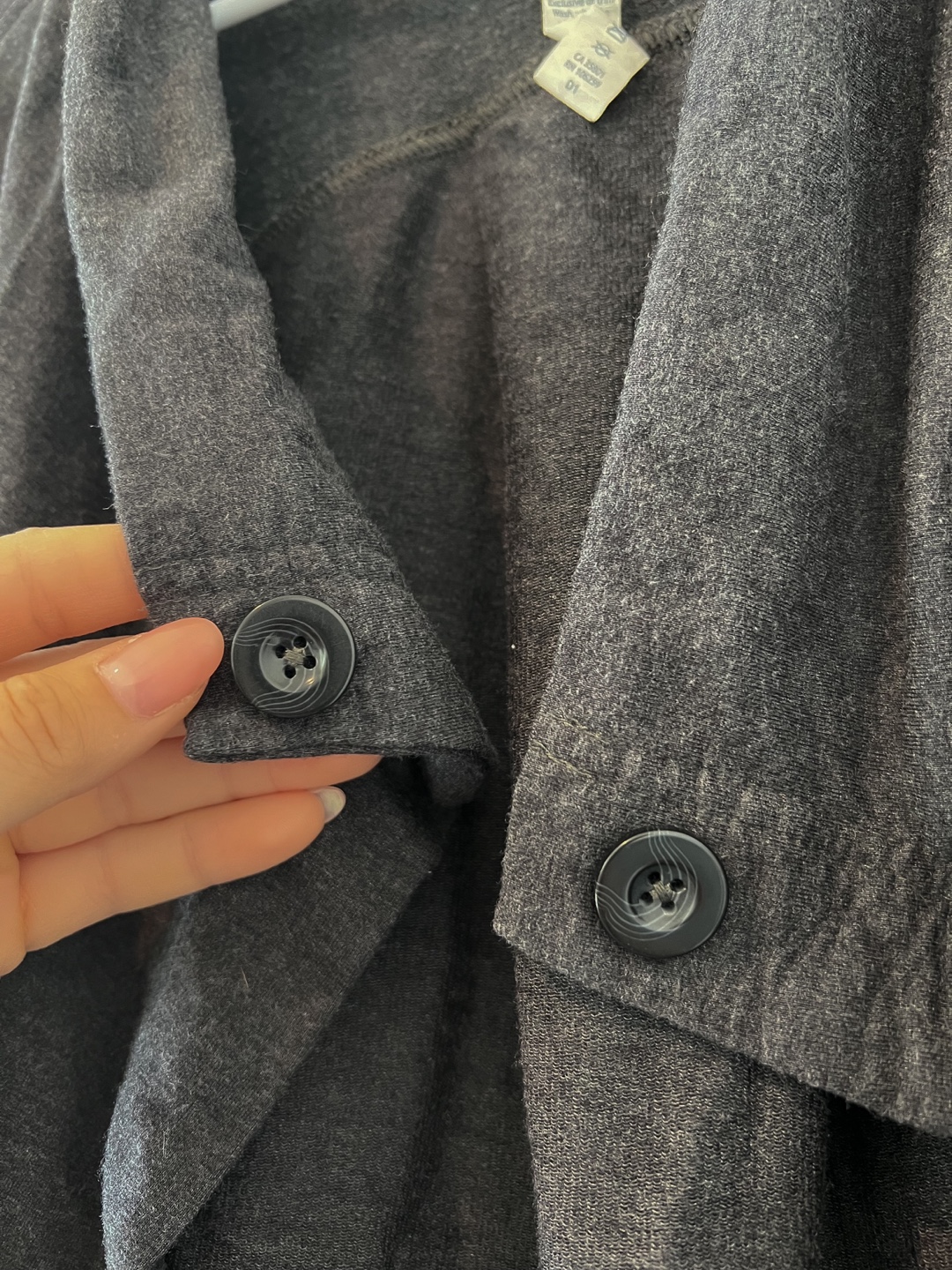 Lululemon cardigan modal&cotton activewear sweater grey size 6 - photo 4