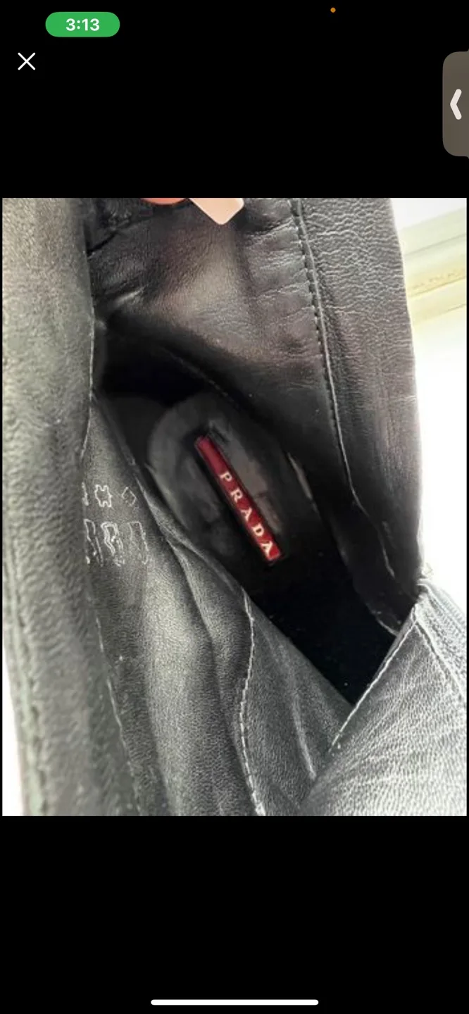 Prada Black Leather Wedge Boots image indicator(2)