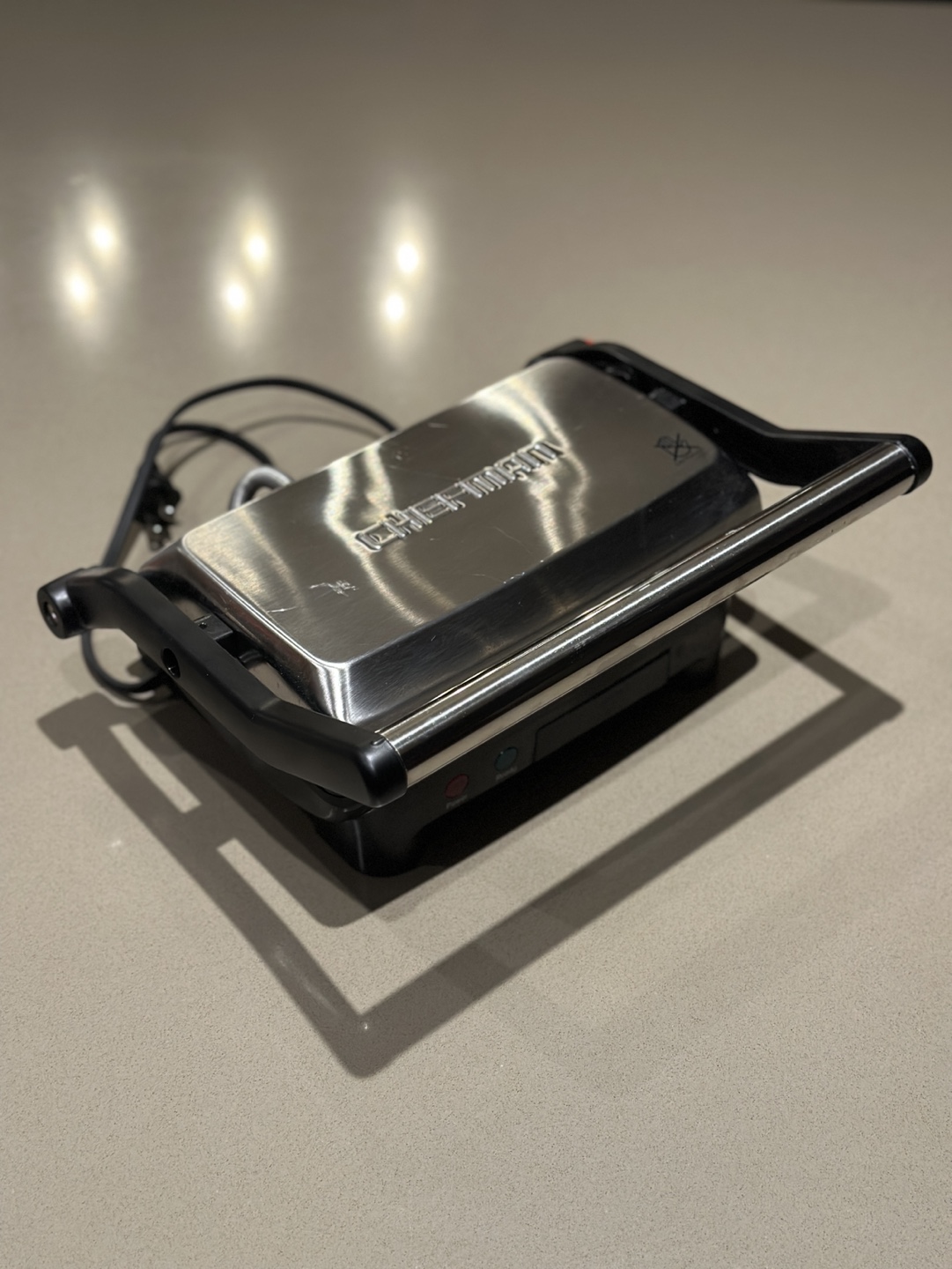 Electric panini press