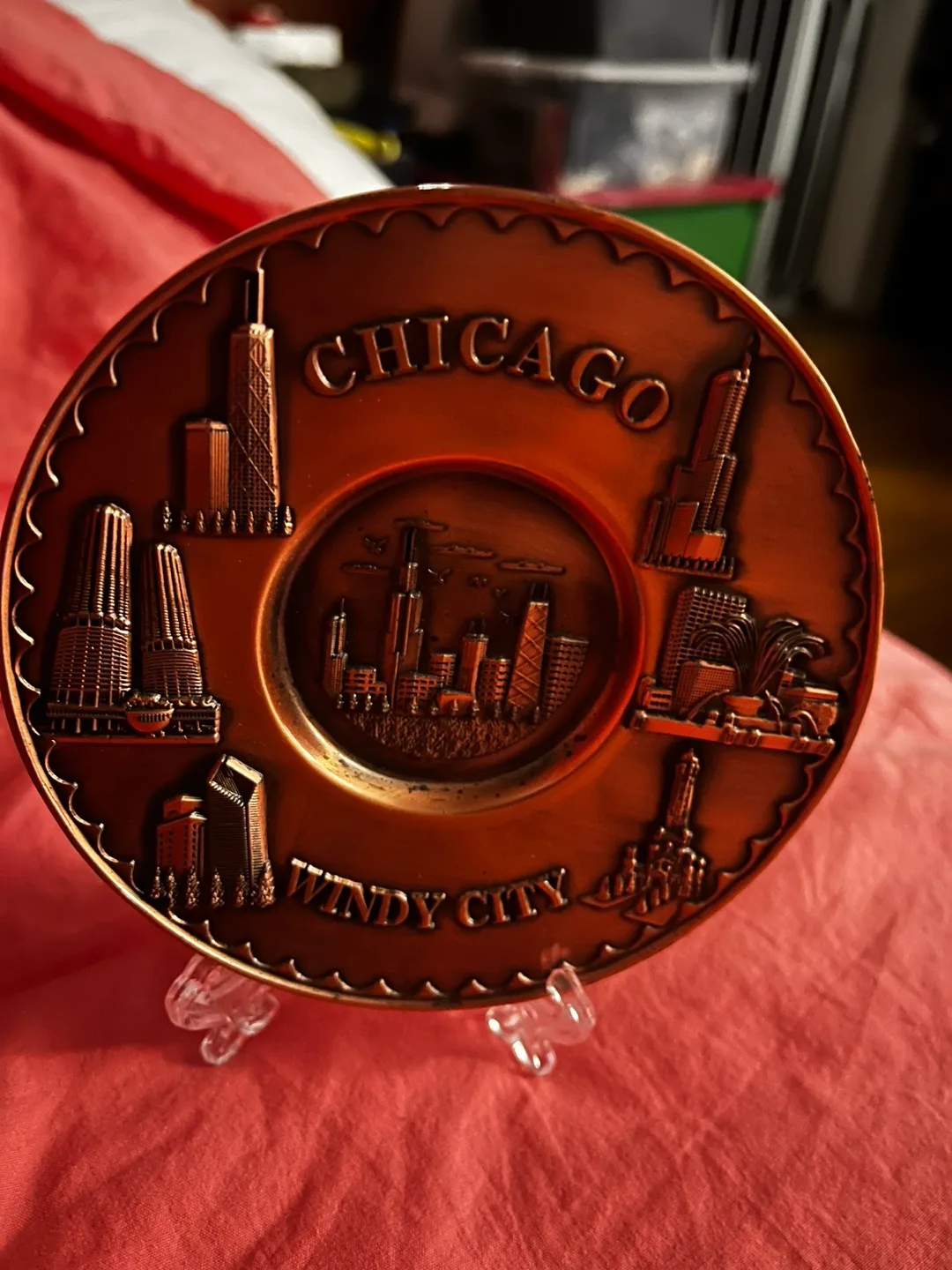 Chicago Windy City Souvenir Plate image indicator(3)