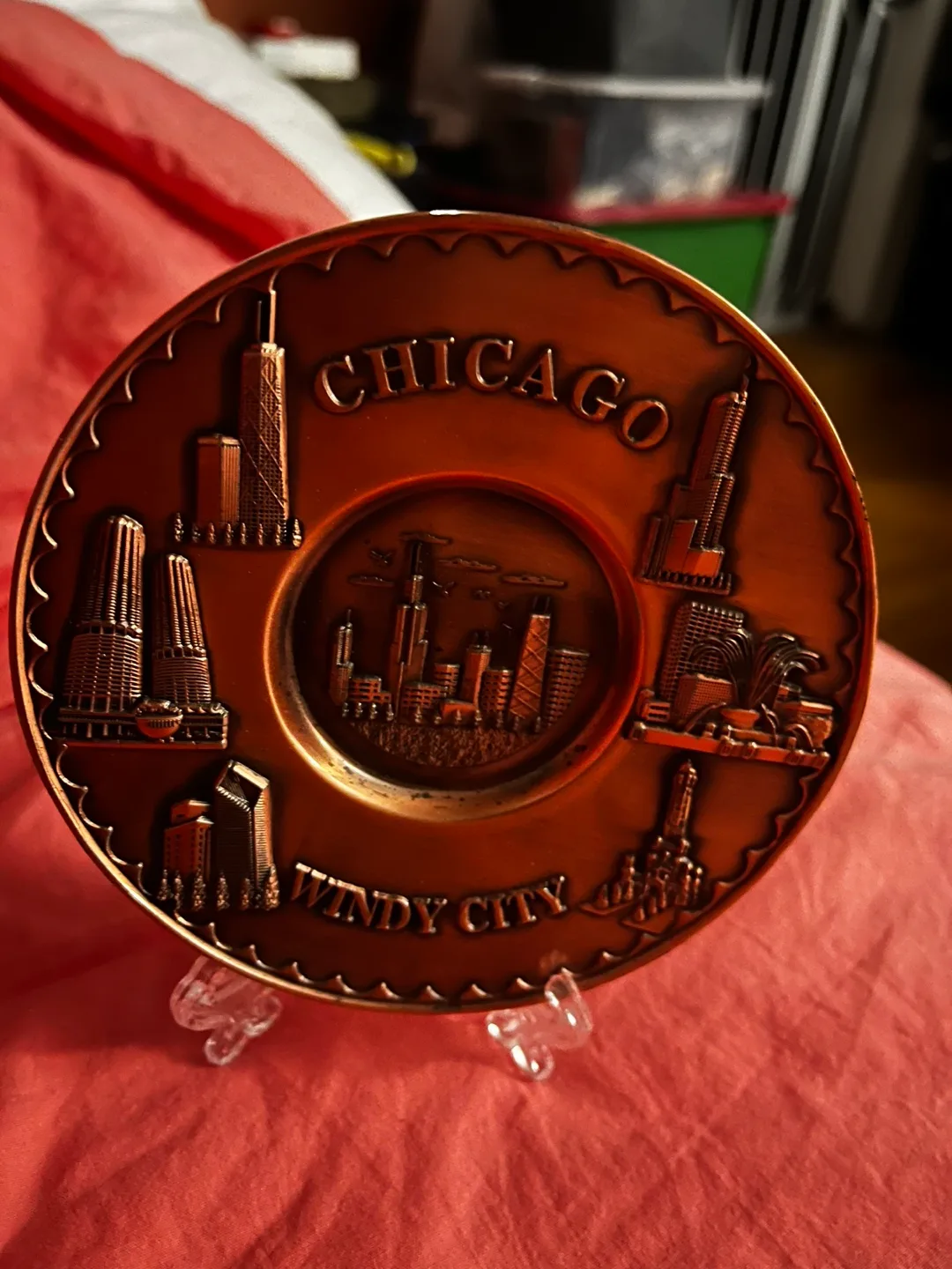 Chicago Windy City Souvenir Plate image indicator(4)