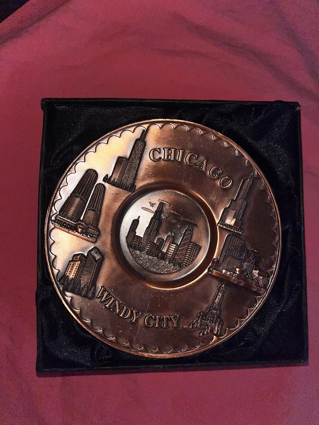 Chicago Windy City Souvenir Plate image indicator(5)