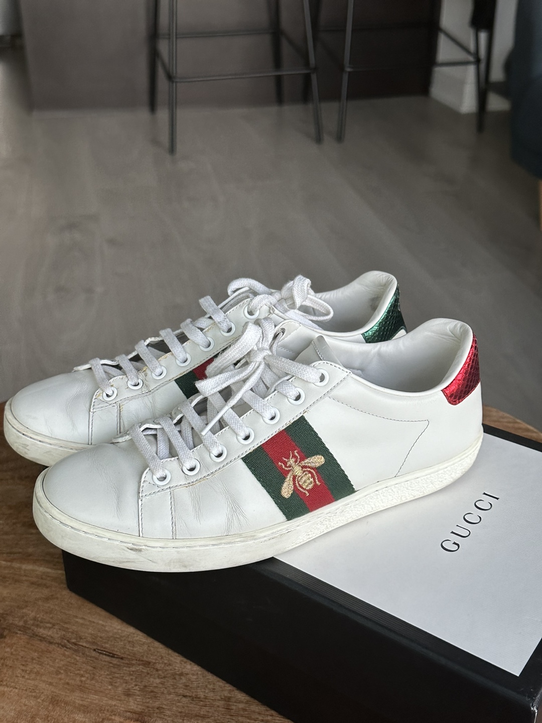 Authentic Gucci Ace Sneakers Karrot