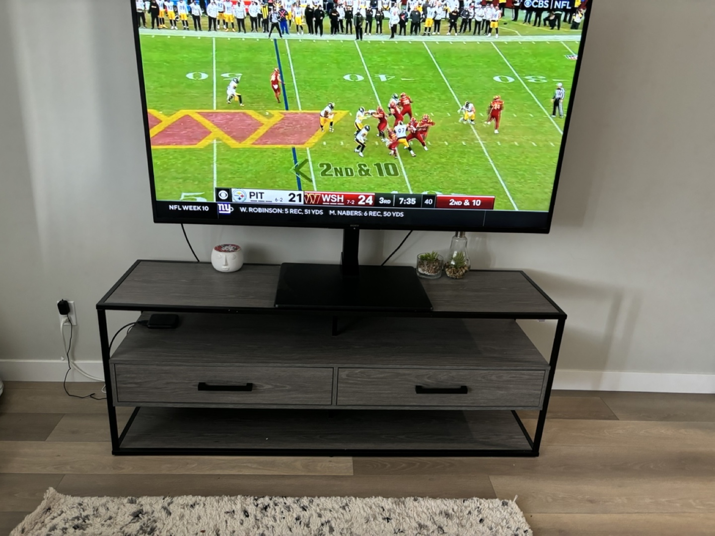 TV Stand with Two Drawers - photo 2