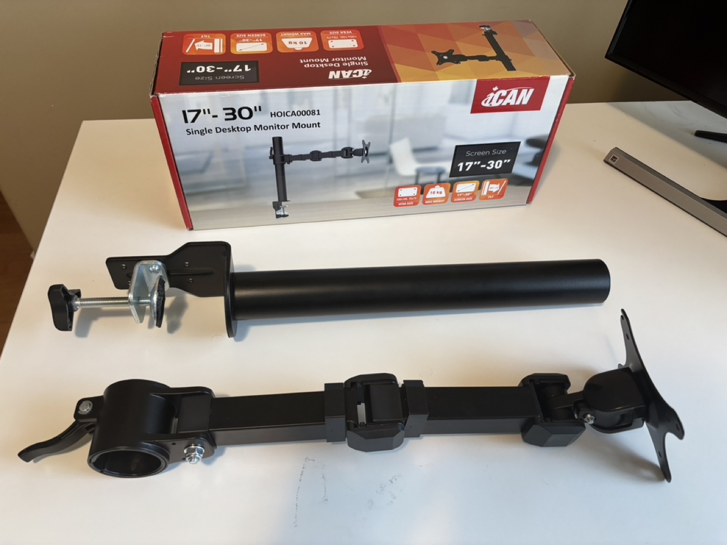 iCAN Single Monitor Arm Mount