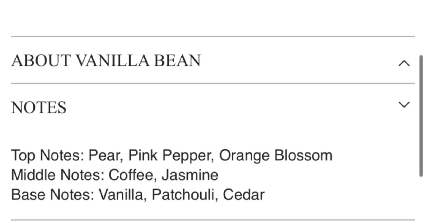 🍓REG $83 NEW IN BOX! Vanilla Bean Perfume FULL SIZE image indicator(4)