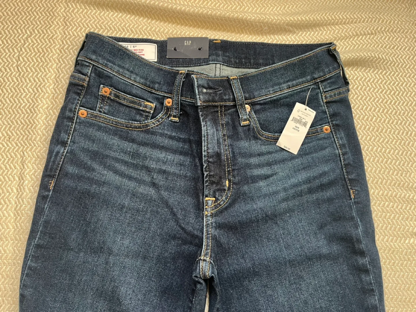 Gap Petite High Rise Skinny Jeans image indicator(4)