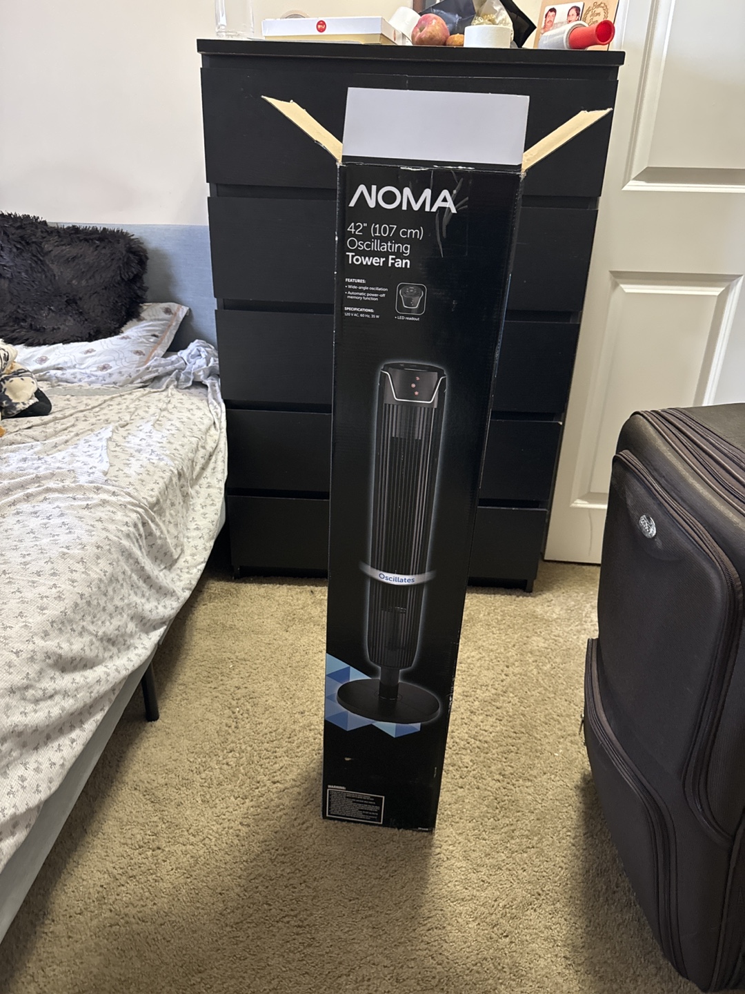 Noma oscillating tower fan