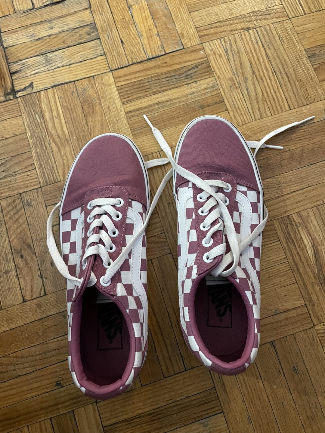 Checkered Vans