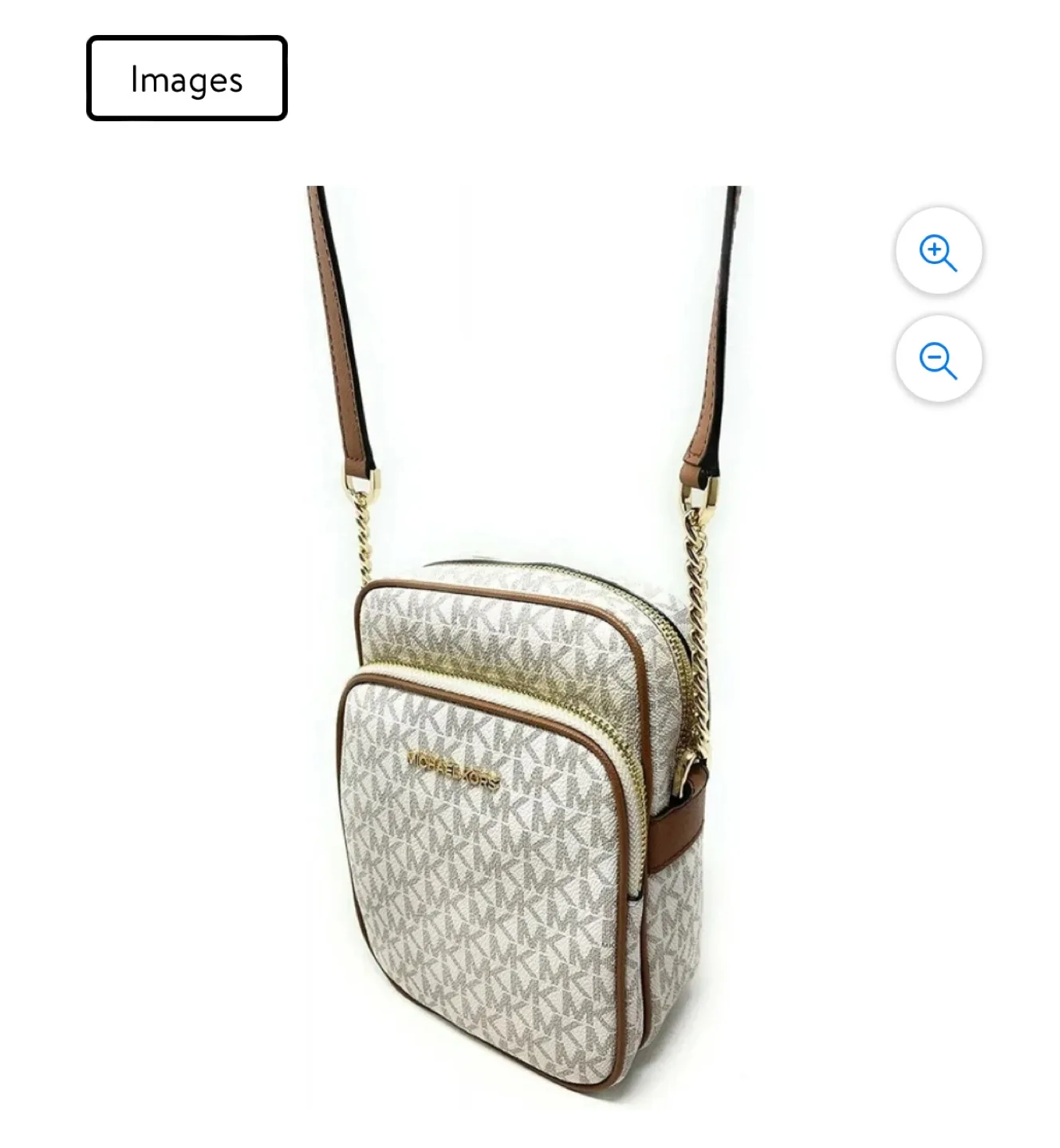 BNWT Michael Kors Jet Set Travel Medium Logo Crossbody Bag image indicator(2)