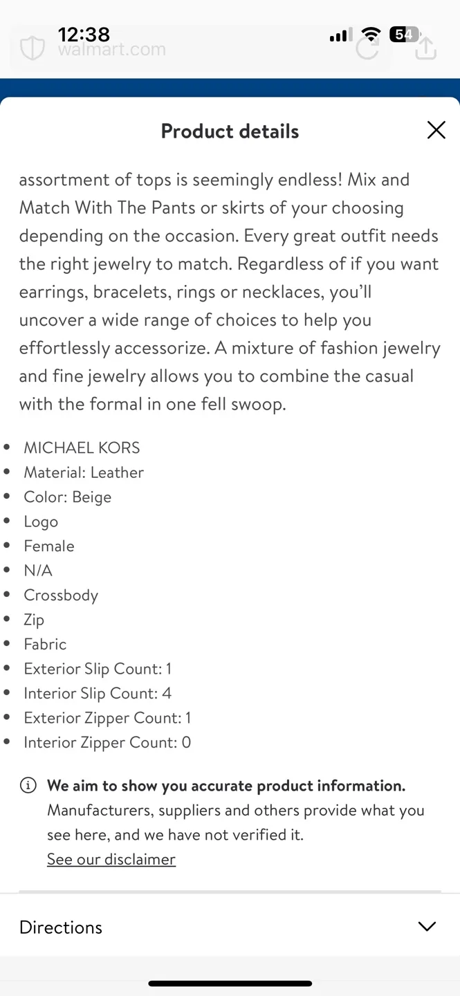 BNWT Michael Kors Jet Set Travel Medium Logo Crossbody Bag image indicator(6)