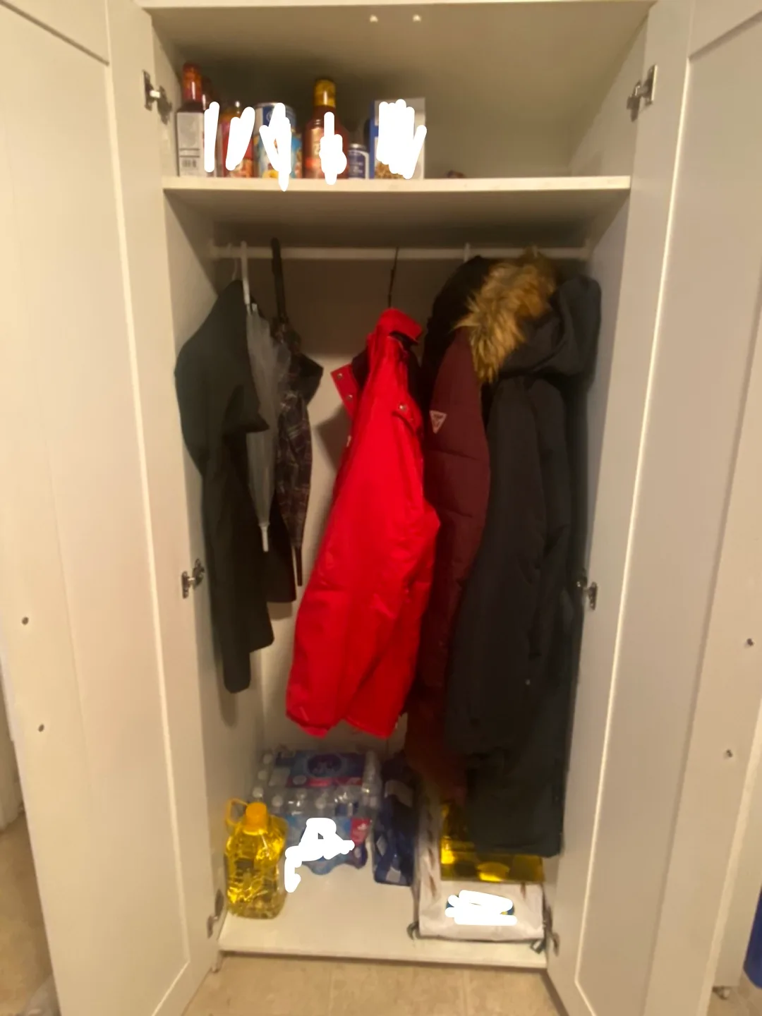 White Wardrobe With 3 Doors image indicator(3)