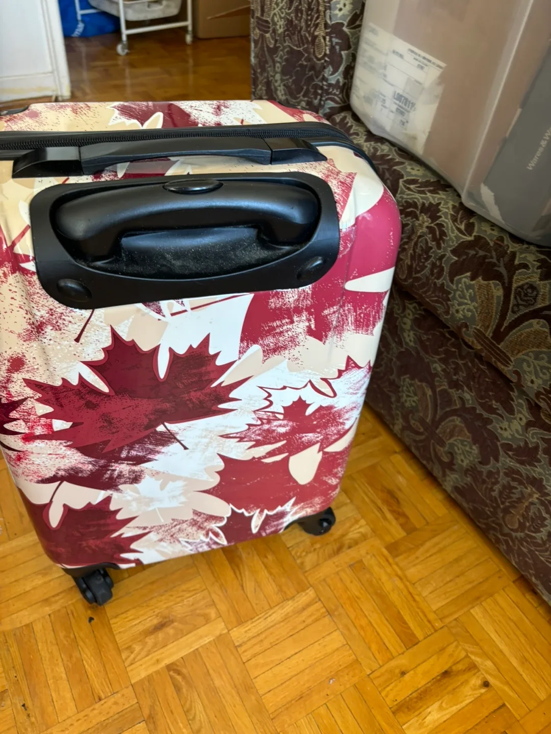 Carry-on Suitcase with Maple Leaf Design thumbnail