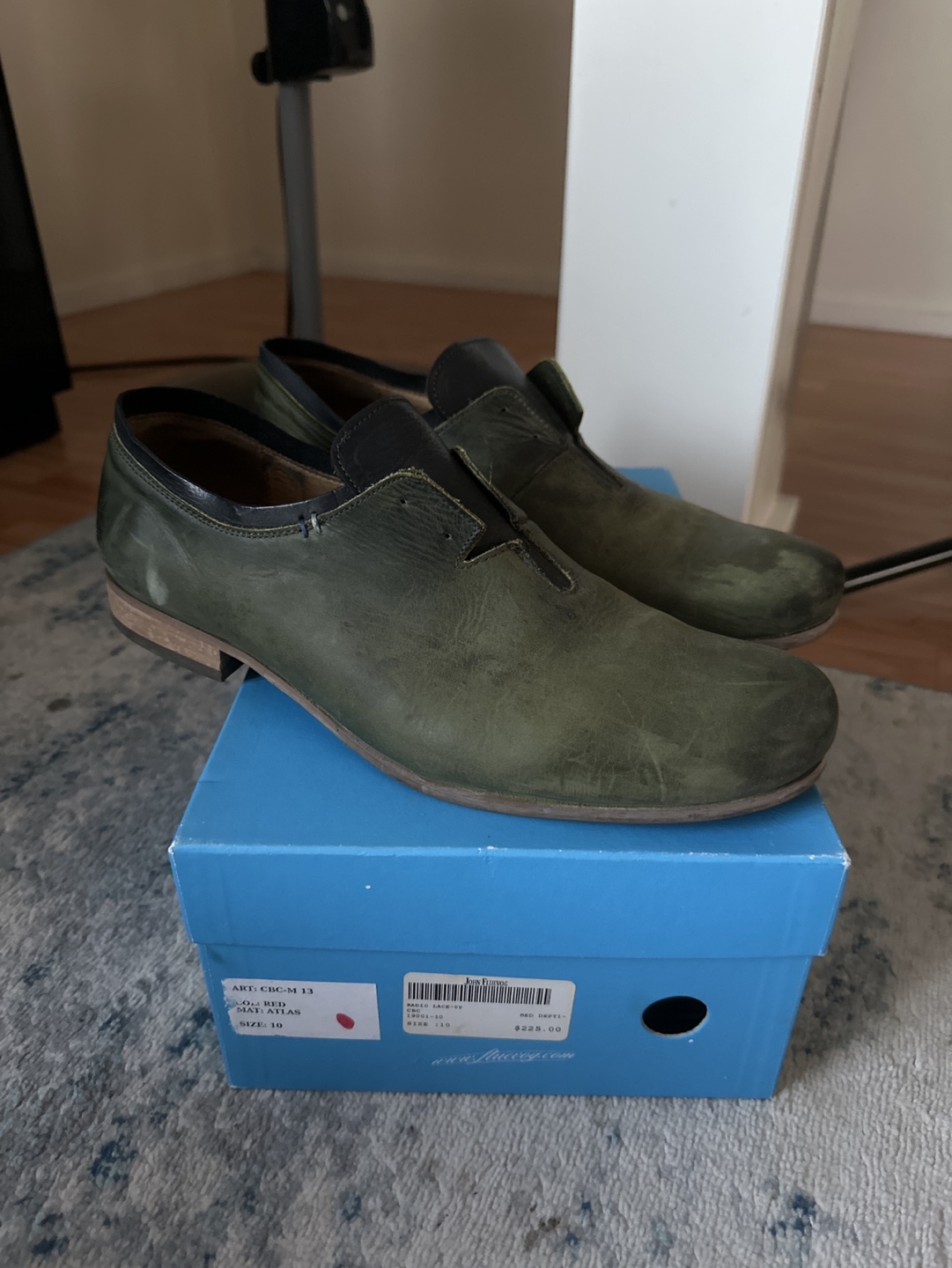 John Fluevog Men's Green Shoes