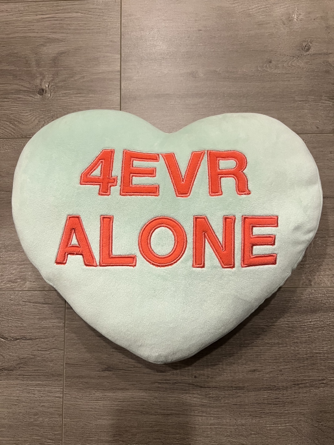 Throwboy 4EVR ALONE Heart Pillow