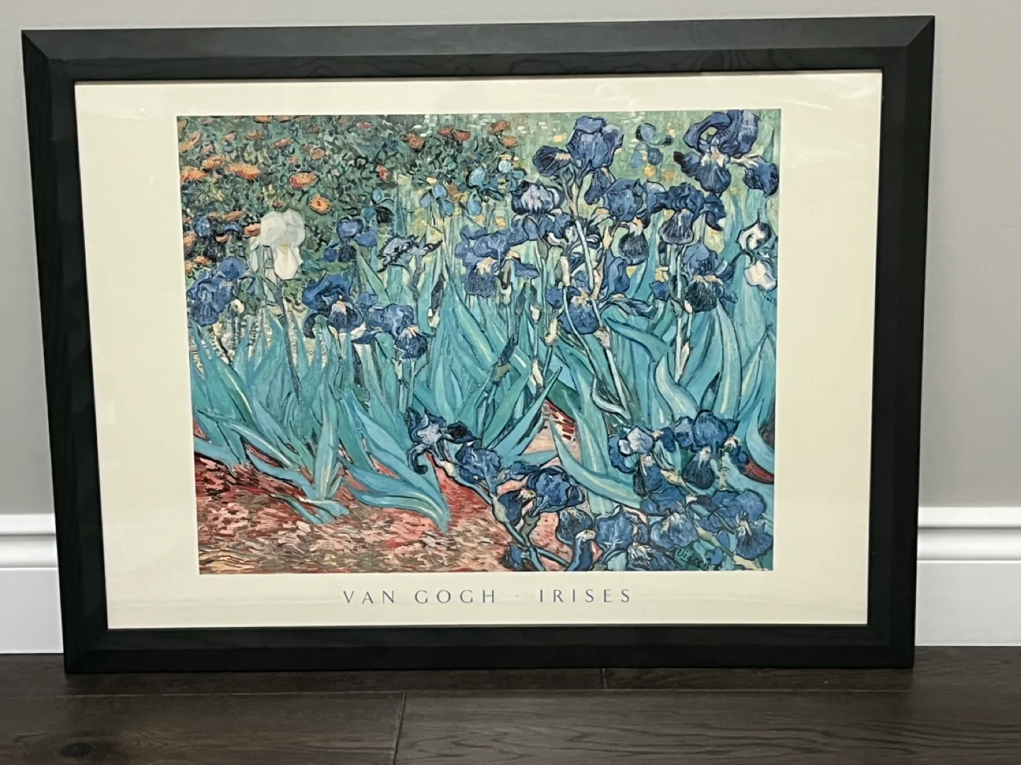 Framed Van Gogh Irises Print thumbnail