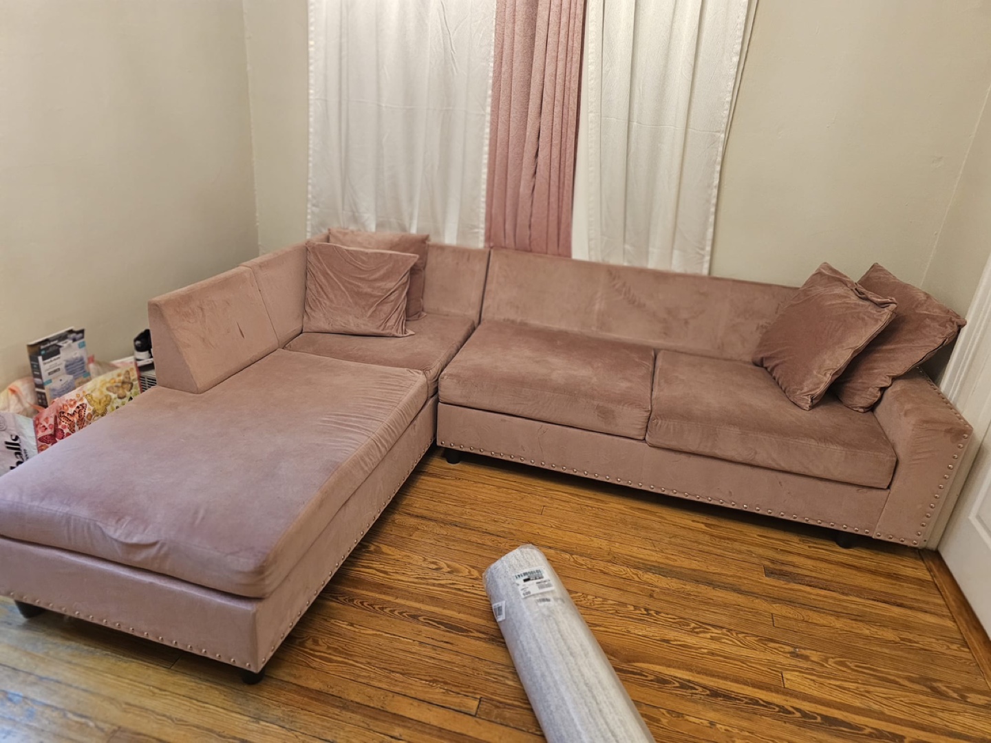 Pink sectional - photo 2