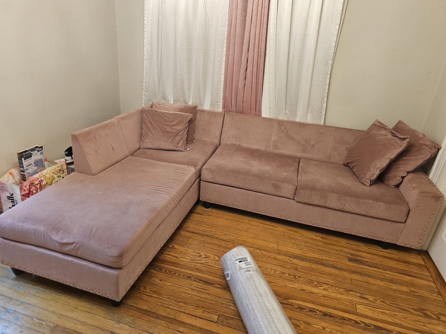 Pink sectional - photo 3