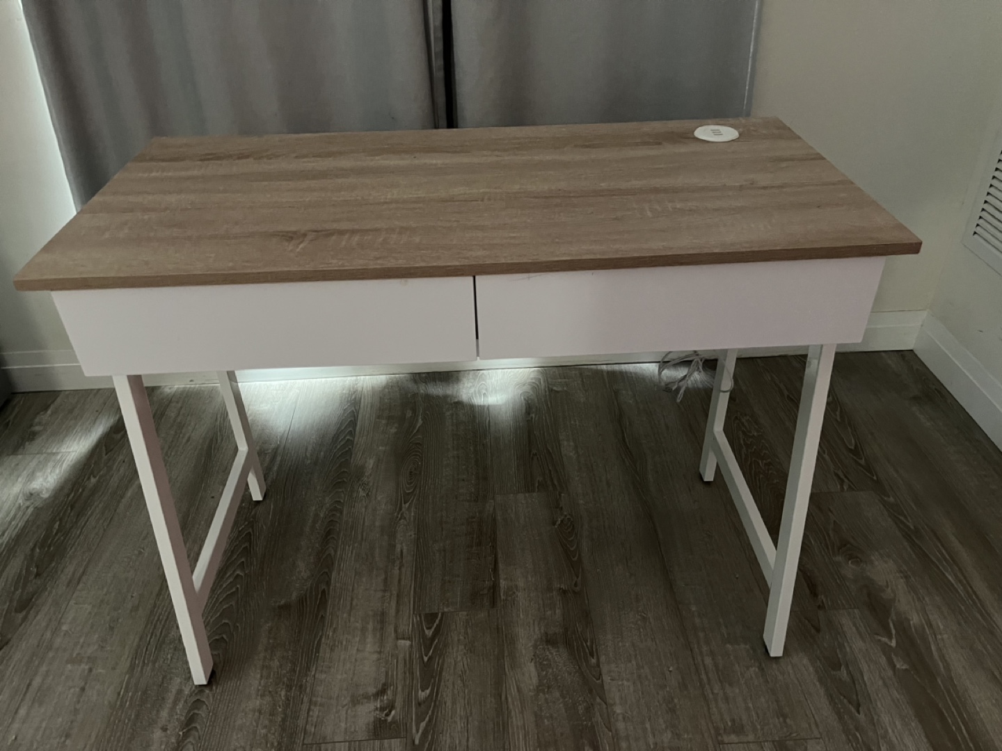 White and Wood Desk - photo 3