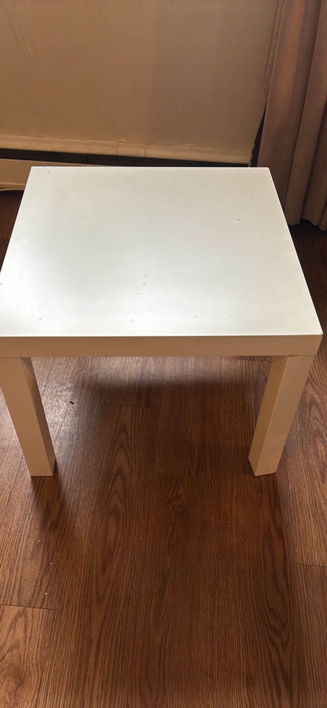 IKEA Lack side tables (yellow and white) - photo 3