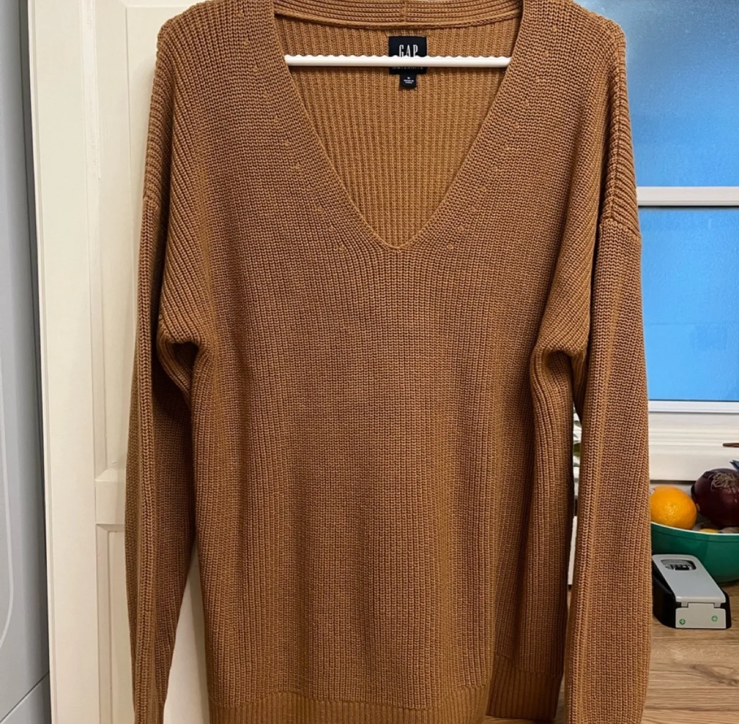 Brand New / never worn Gap Maternity V-Neck Sweater image indicator(5)