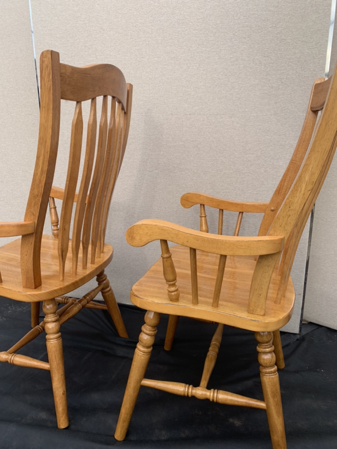 Set of 2 Solid Wood Captain’s Chair - photo 4