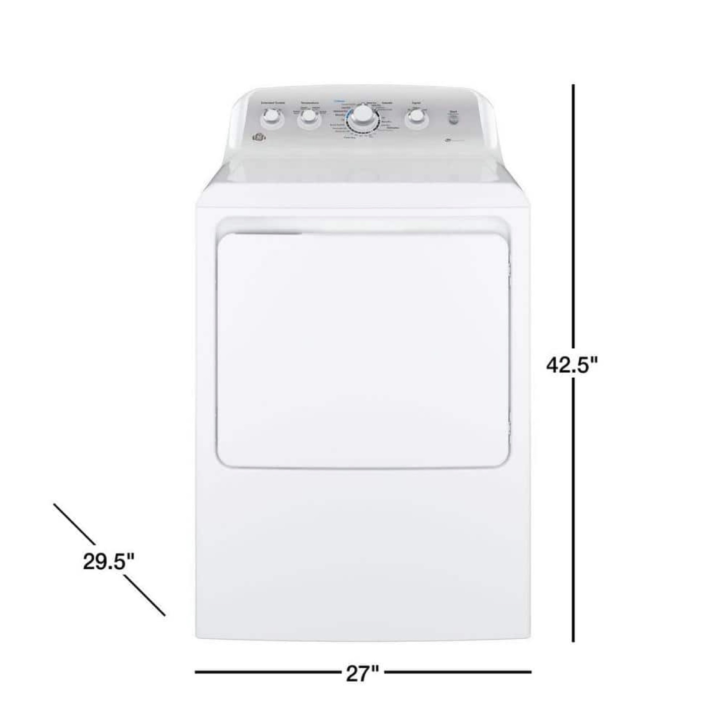 GE Electric Dryer with Sensor Dry