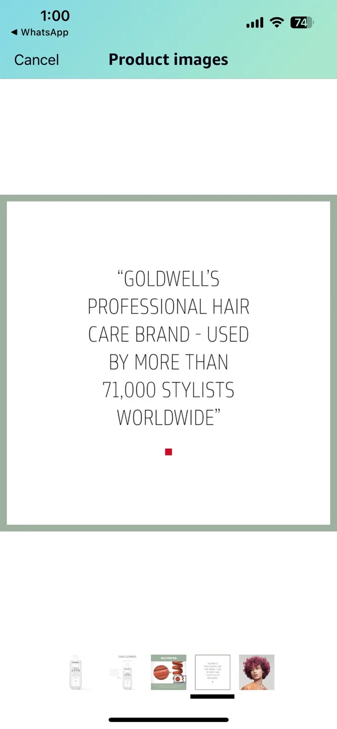 Goldwell Dualsenses Curls & Waves Conditioner 1L image indicator(4)