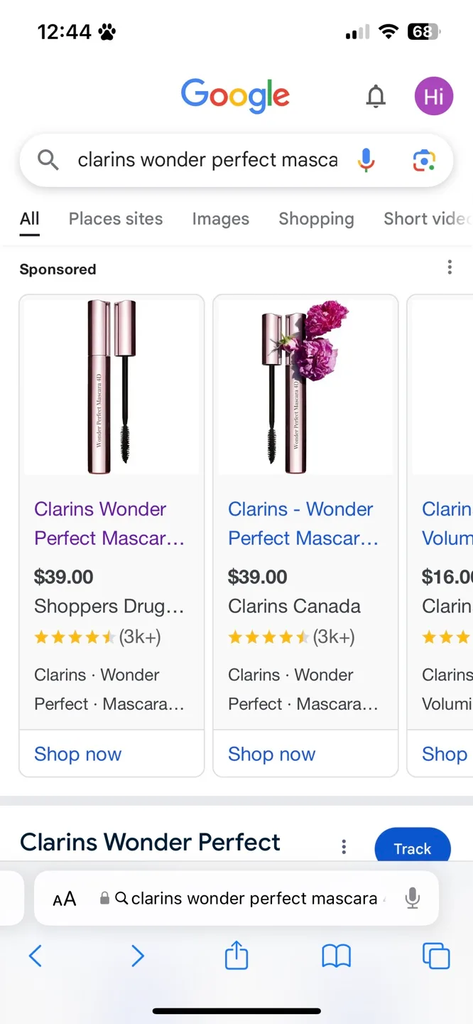 Clarins Wonder Perfect Mascara 4D image indicator(3)