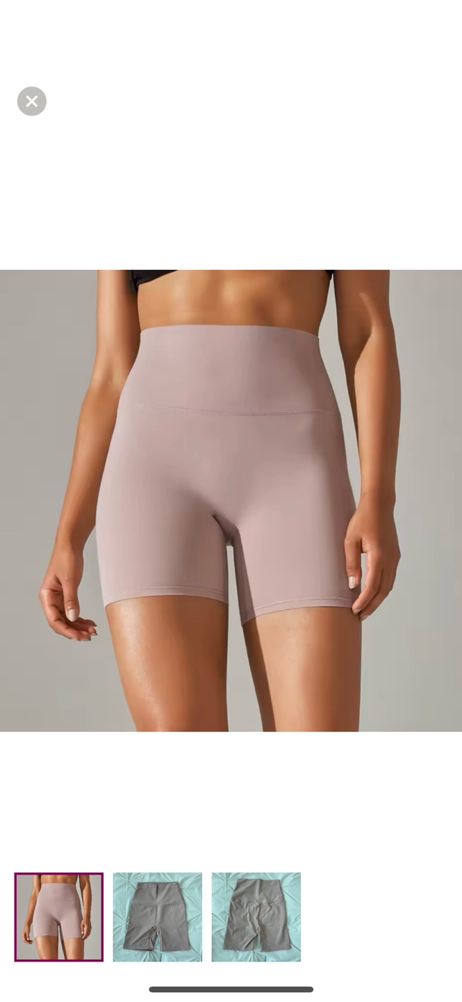 Pink biker shorts
