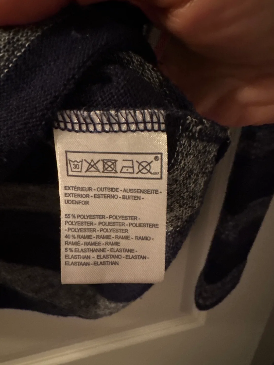 Aigle Blue and grey striped Sweater image indicator(3)