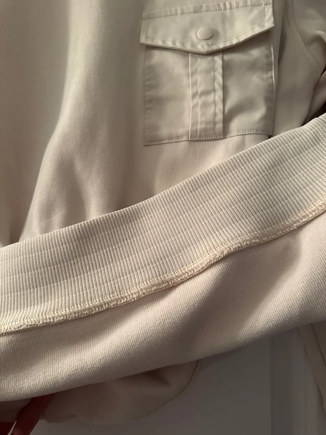 Aigle Cream Mock Neck Sweatshirt image indicator(2)