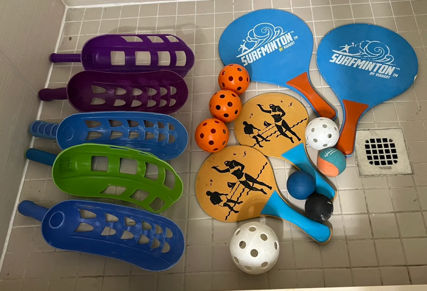 Assorted sports equipment #freecycle thumbnail