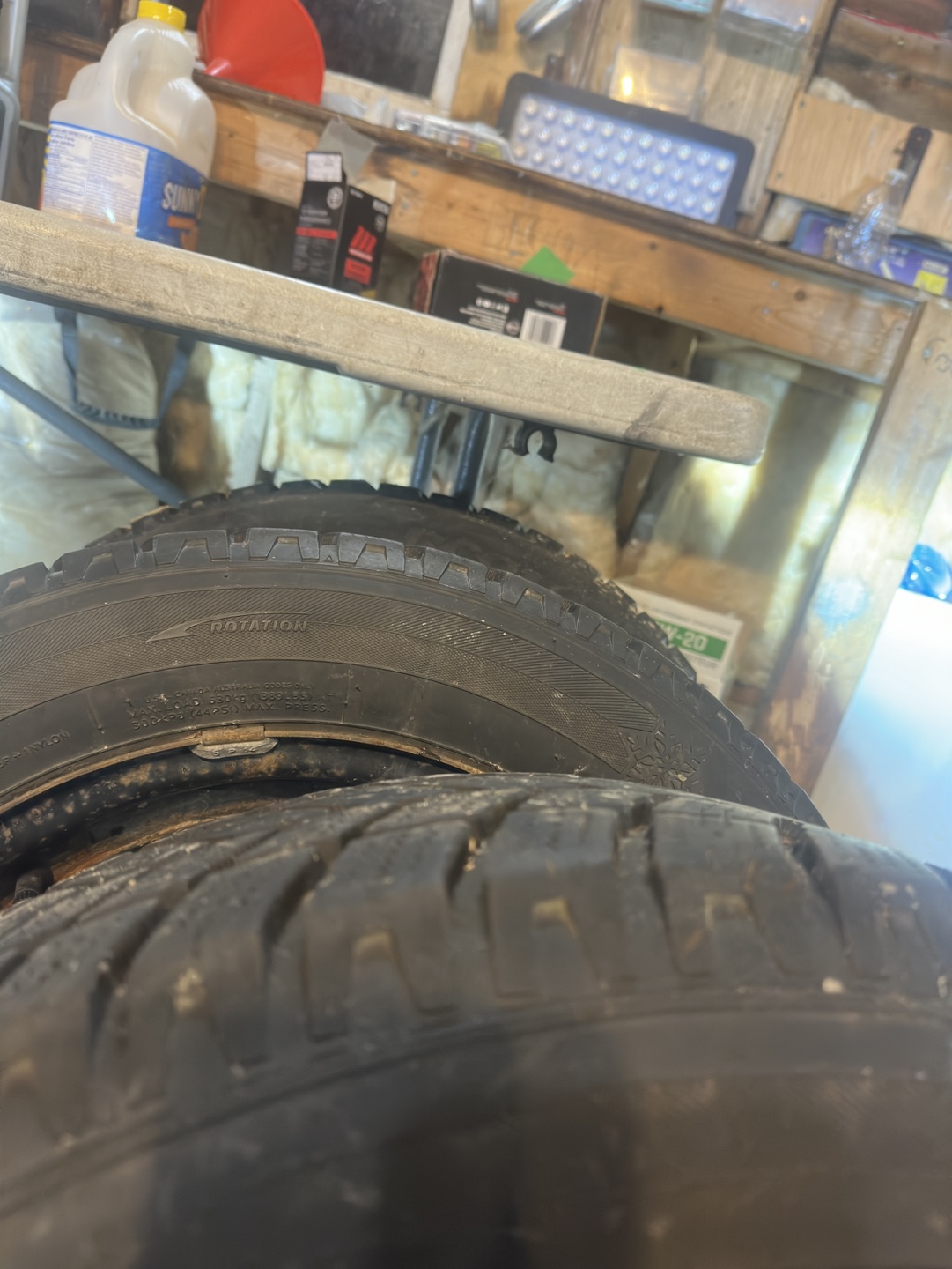 Set of 4 Winter Tires with Rims - photo 2
