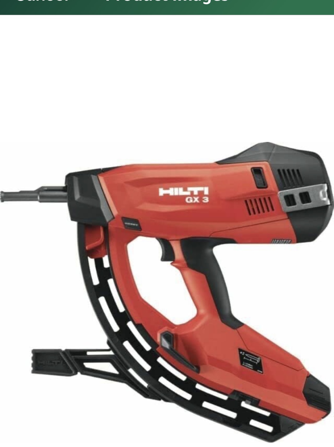 Hilti GX 3 Cordless Powder-Actuated Tool
