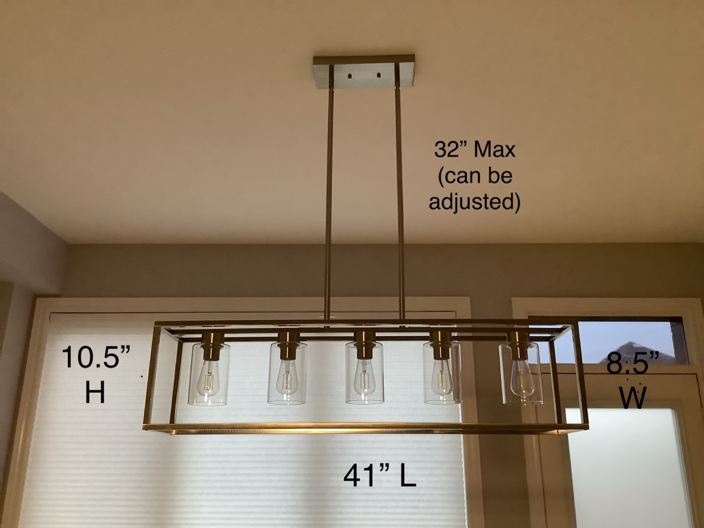 Brushed nickel light fixture - photo 4