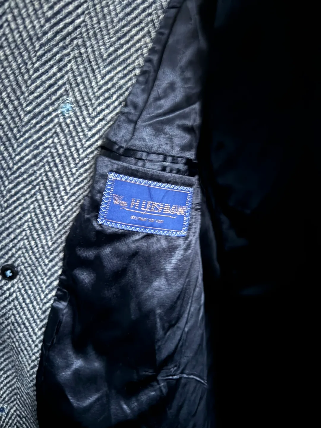 Classic Herringbone Men’s Coat image indicator(6)