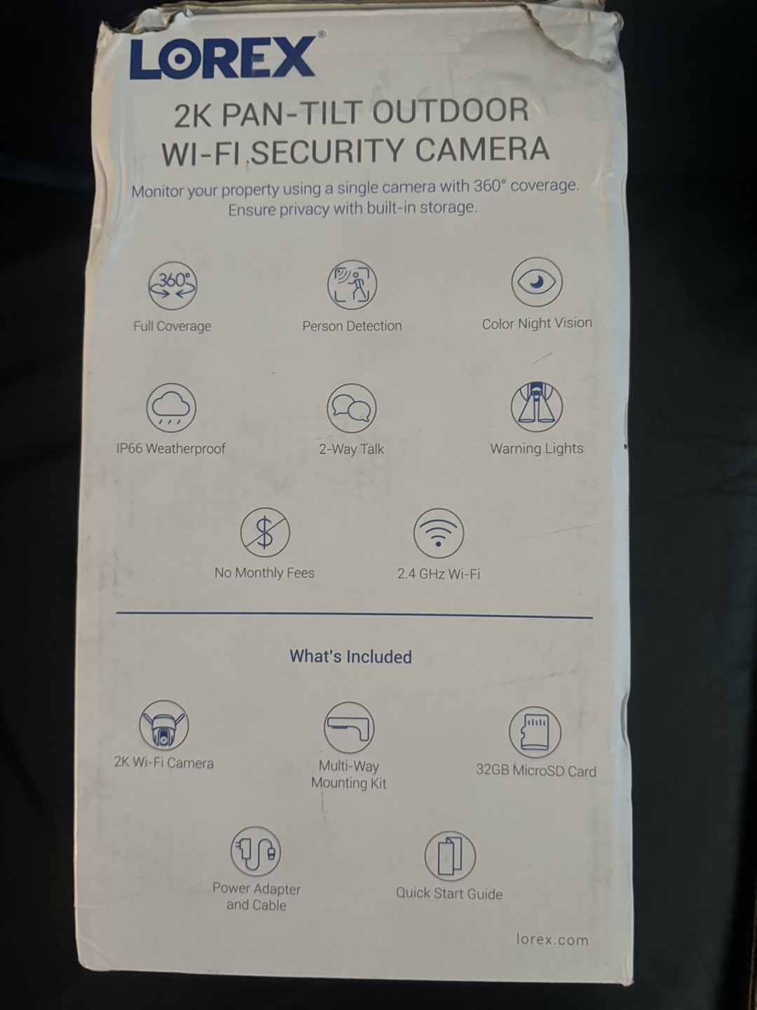 Lorex 2K Pan-Tilt Outdoor Wi-Fi Security Camera - photo 4