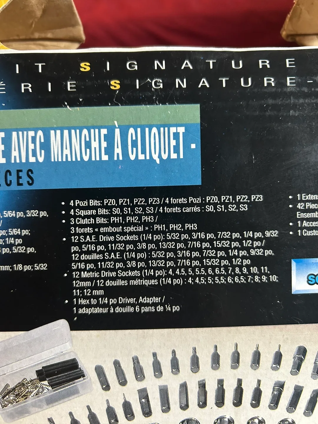 Ratchet driver Tool Set - 143 Pieces with case image indicator(9)