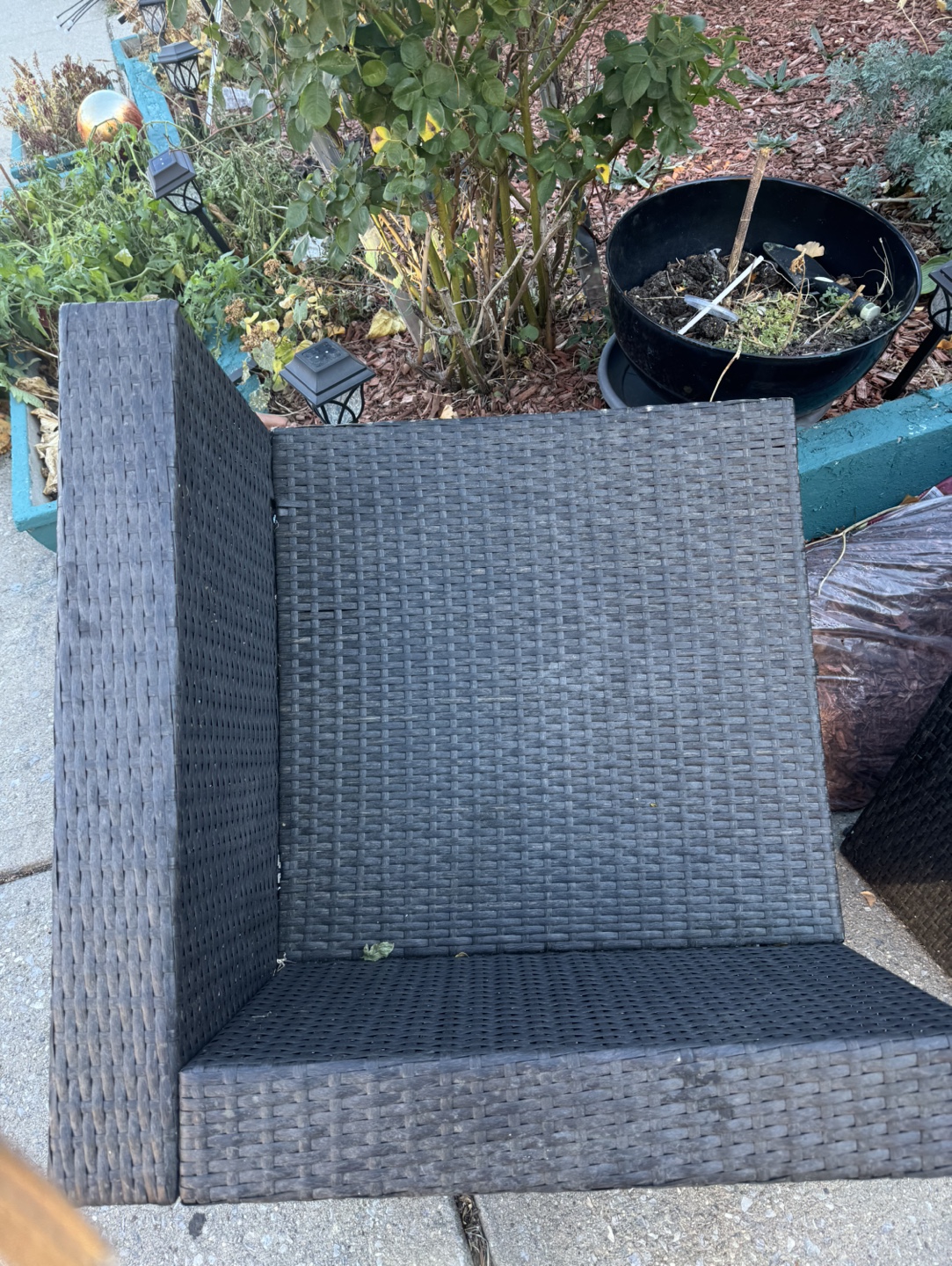 Outdoor Wicker Patio Sectional