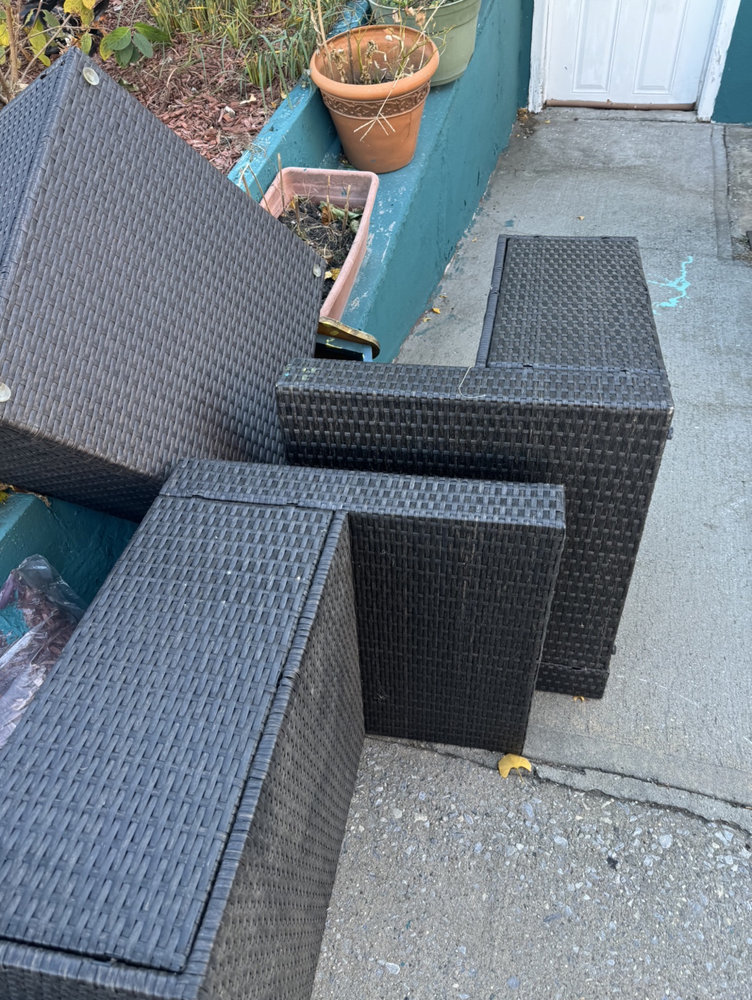Outdoor Wicker Patio Sectional - photo 2