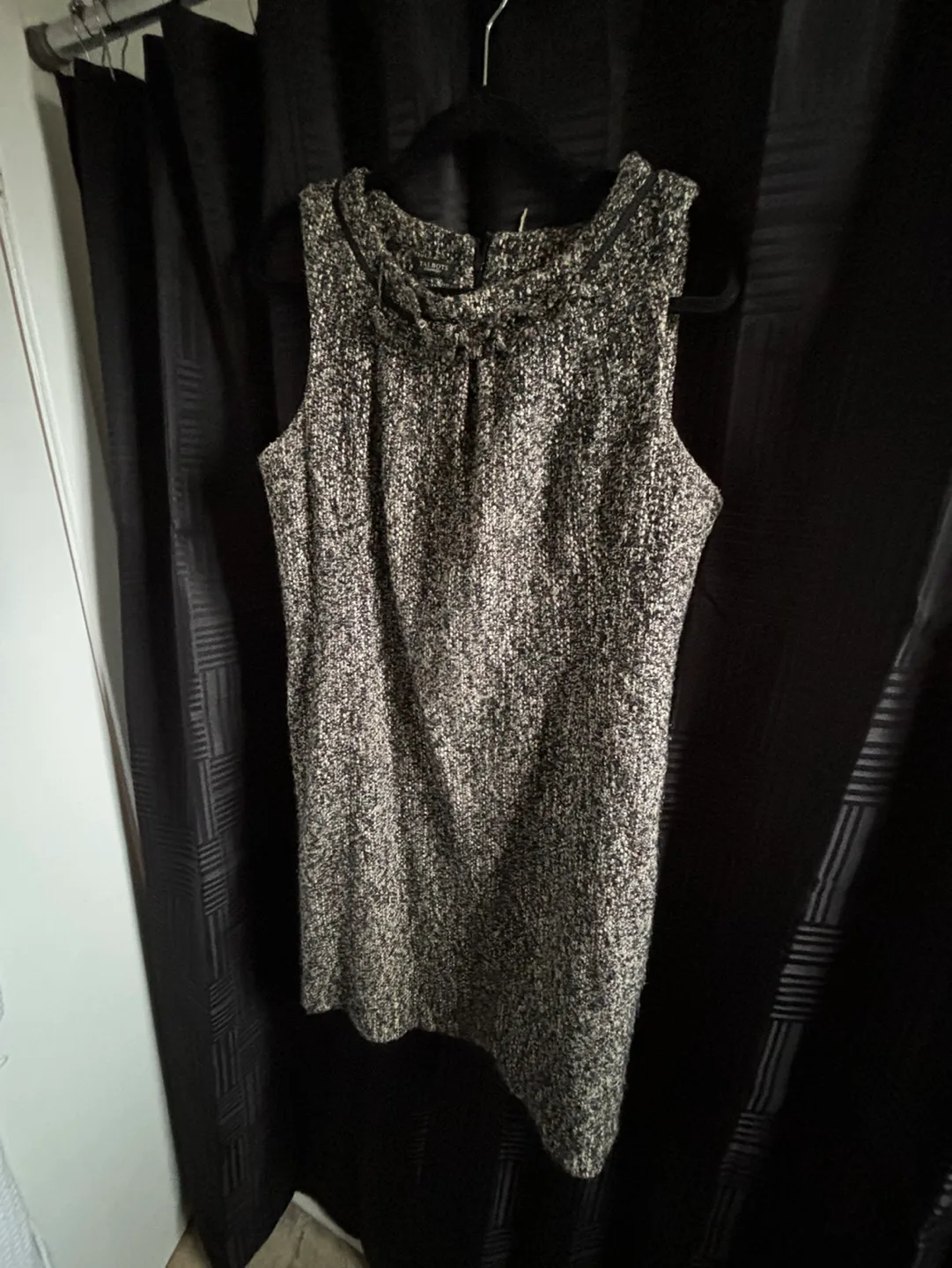 Black and White Tweed Dress image indicator(2)