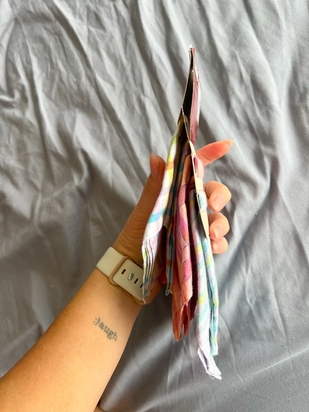 Pierre Cardin Paris Vintage 100% cotton NEW 3 Pcs handkerchieves image indicator(5)