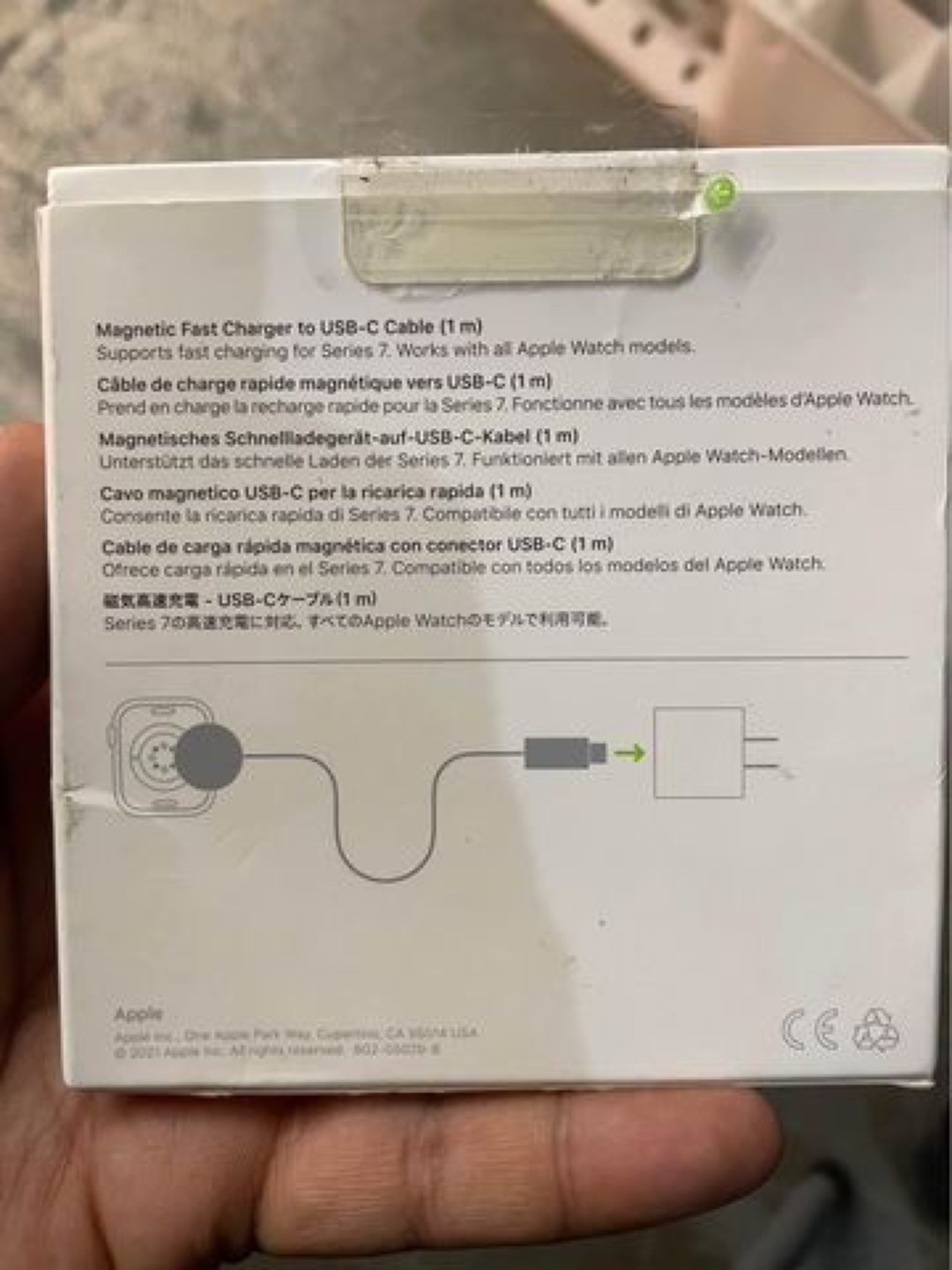 Apple Watch Magnetic Fast Charger to USB-C Cable - photo 4
