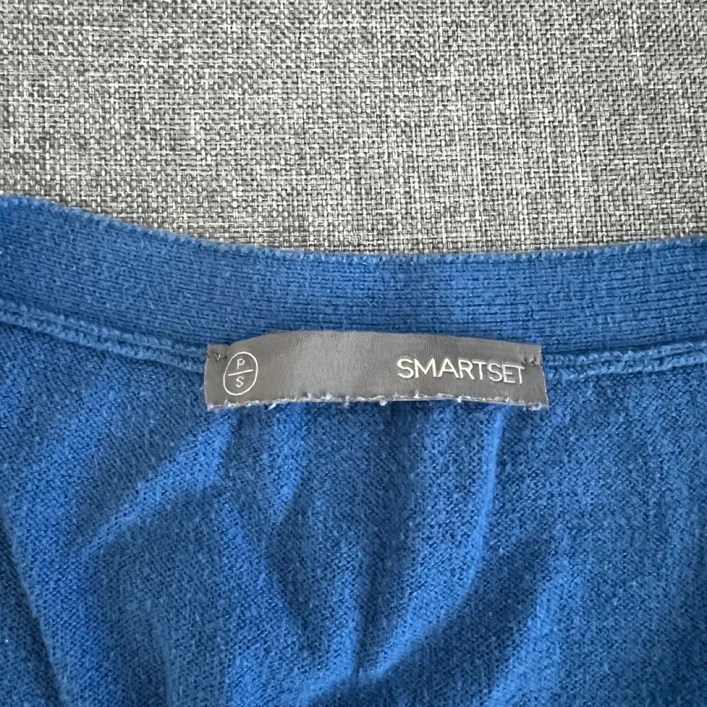 Smart Set Blue and White Striped Cardigan image indicator(3)