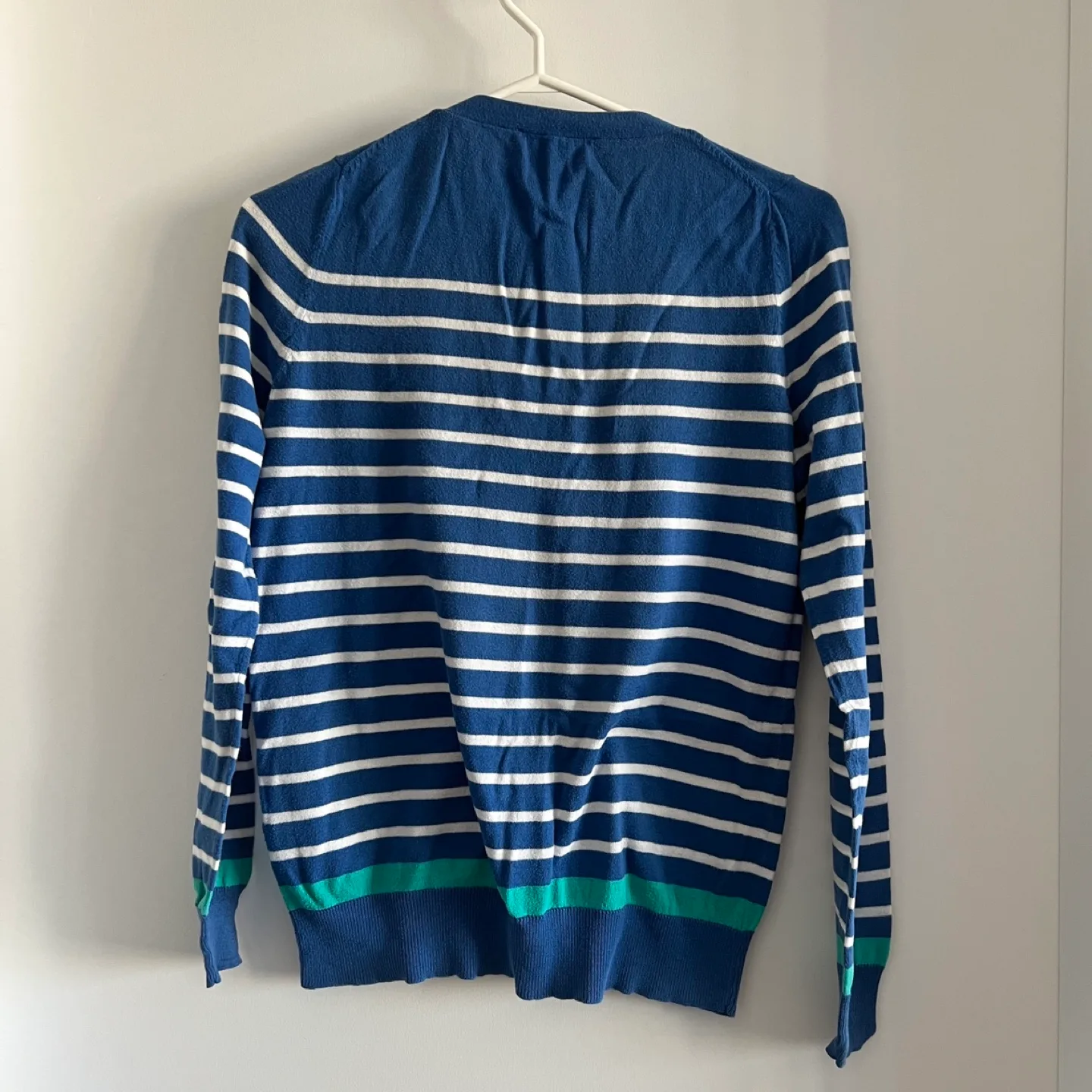 Smart Set Blue and White Striped Cardigan image indicator(2)