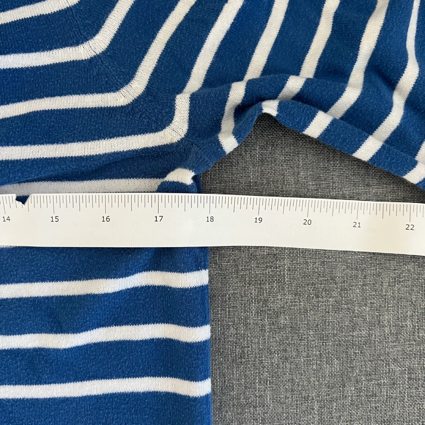 Smart Set Blue and White Striped Cardigan image indicator(5)